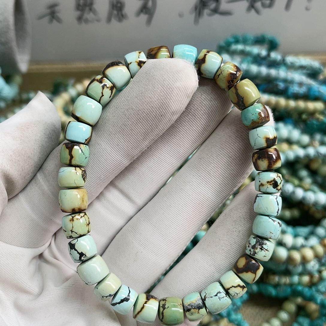 【闪购商品】绿松石珠宝奇石未镶嵌卡7