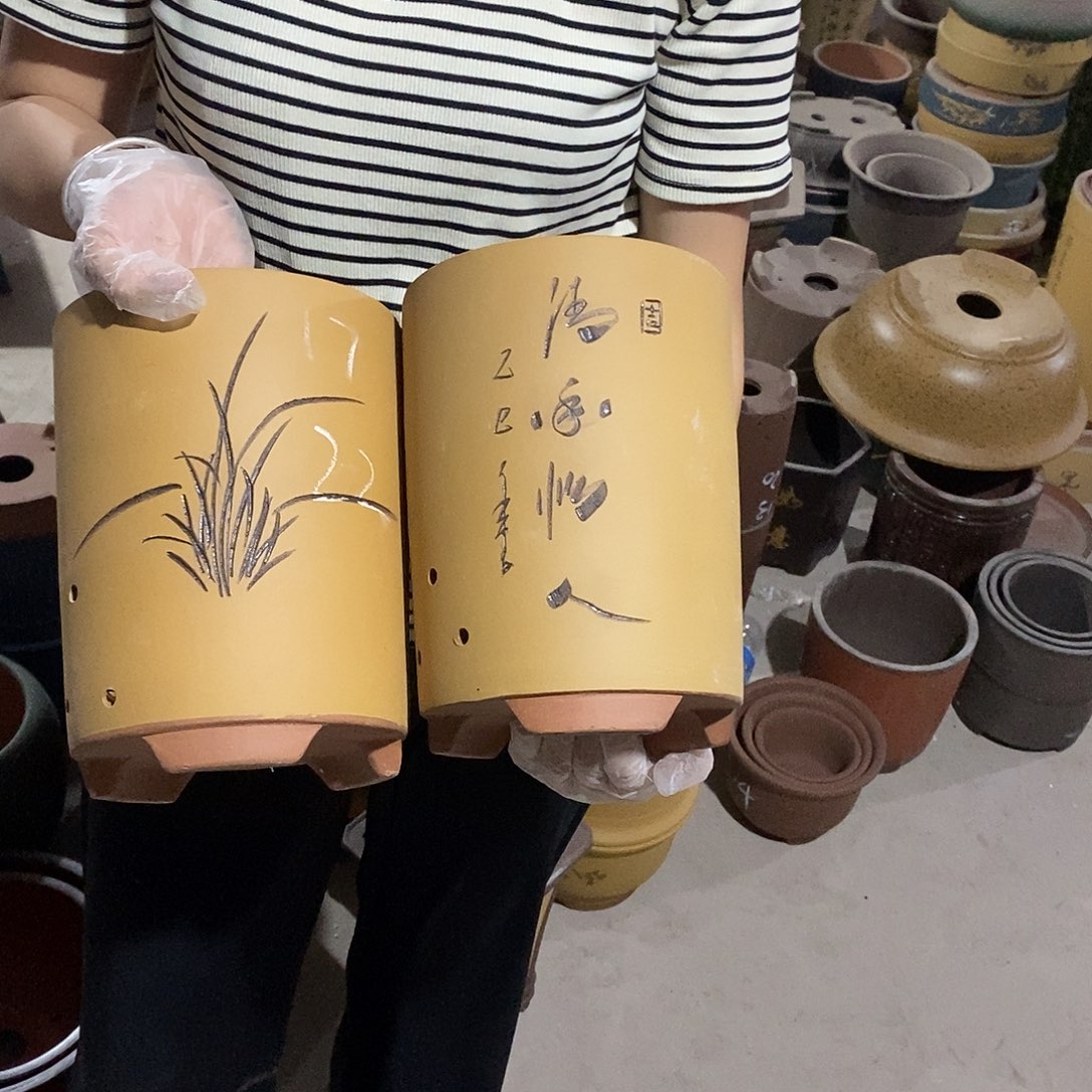 紫砂花盆紫砂花盆