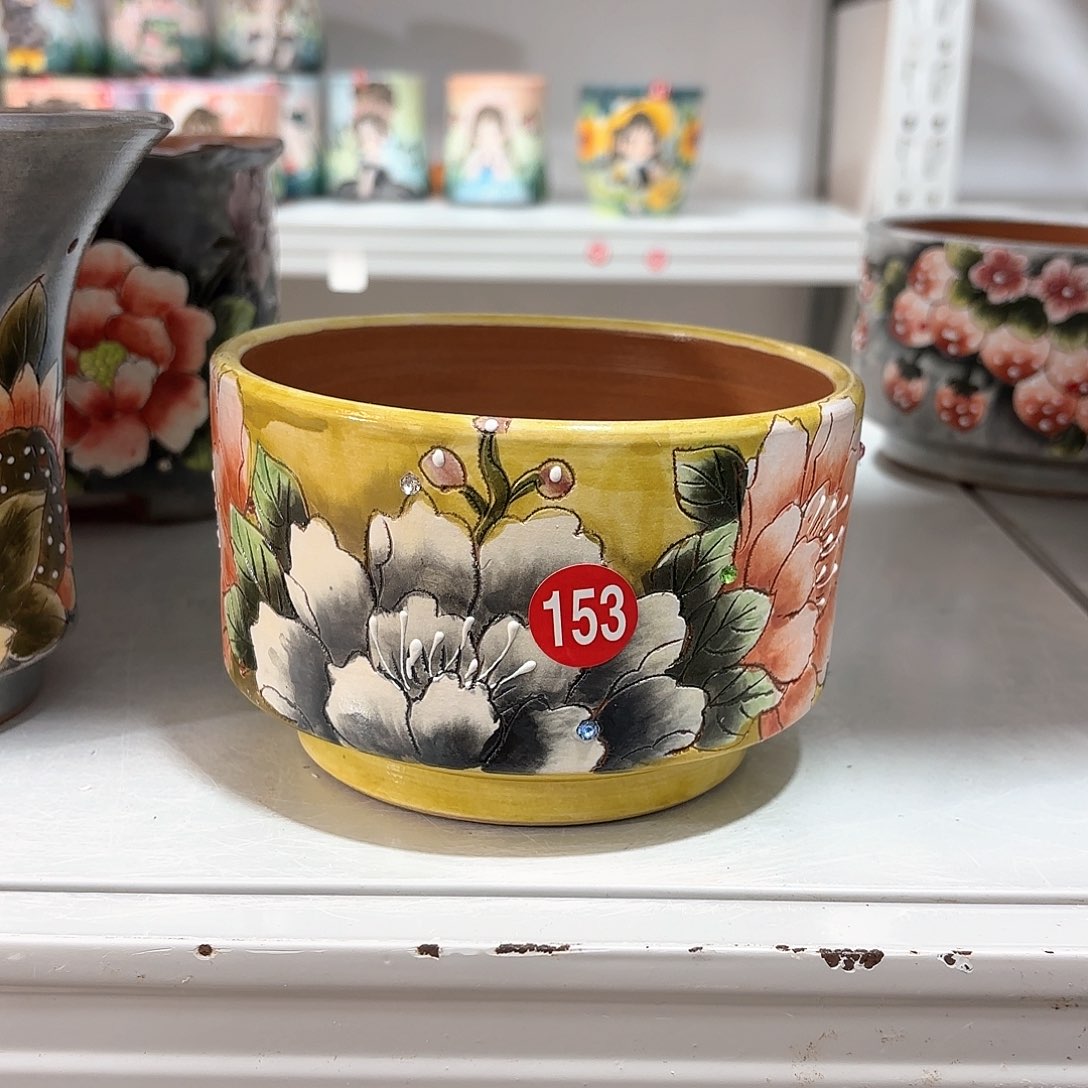 紫砂花盆云**轻手工花盆默认微瑕