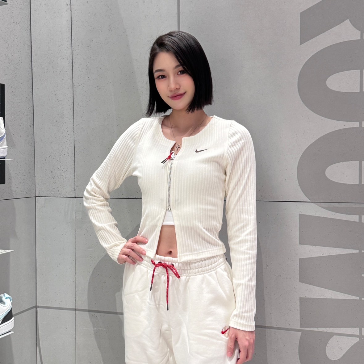 Nike耐克AS W NSW NK CHLL KNT女子开衫拉链长袖T恤HV8459-133