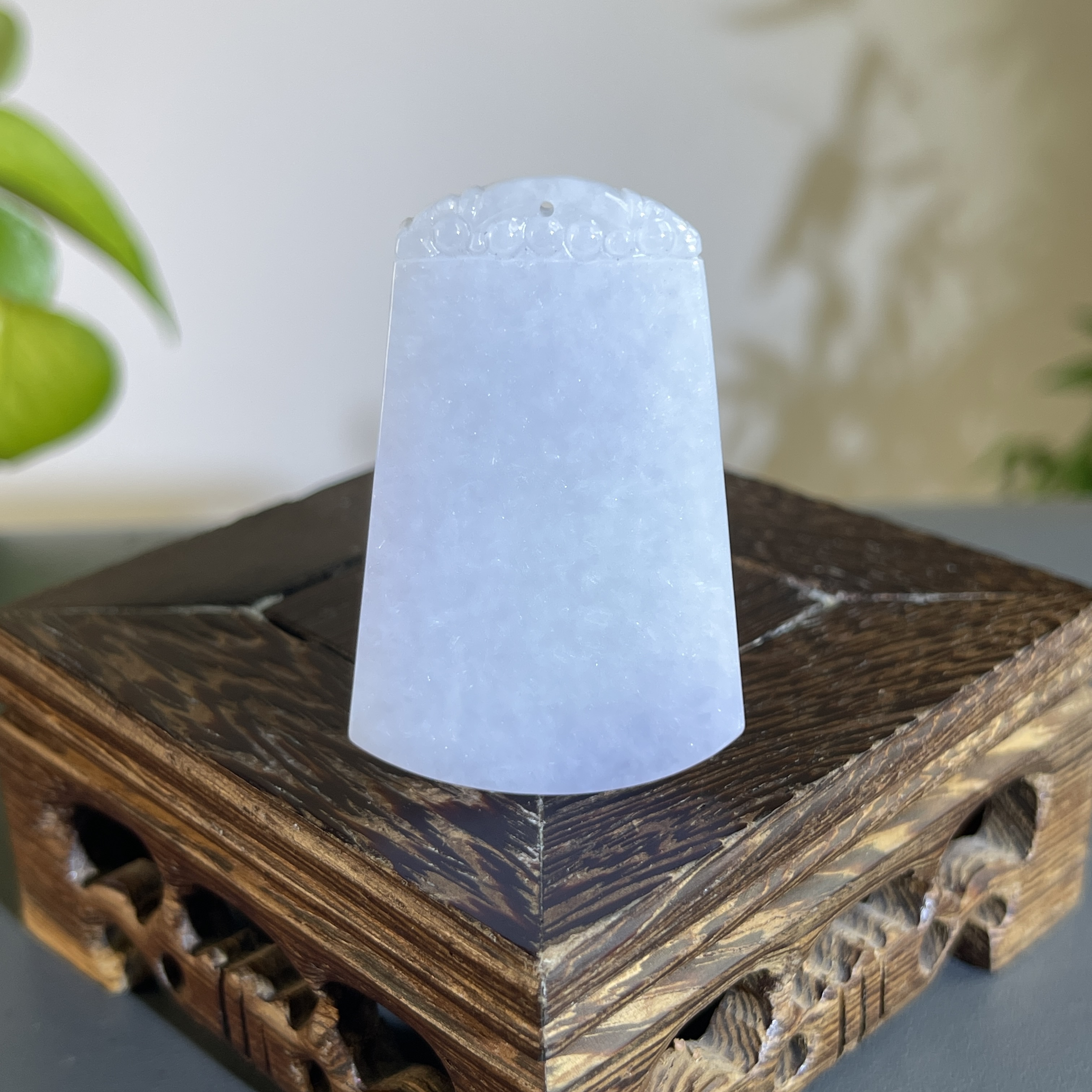 JTA14-22   天然缅甸A货翡翠  无事牌