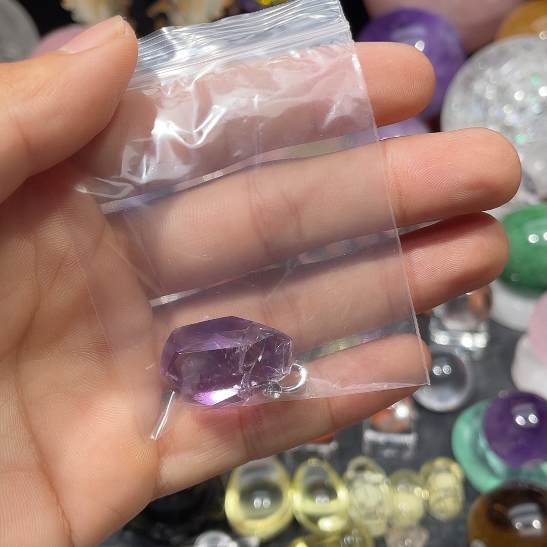 就***~水晶珠宝半成品未镶嵌微瑕