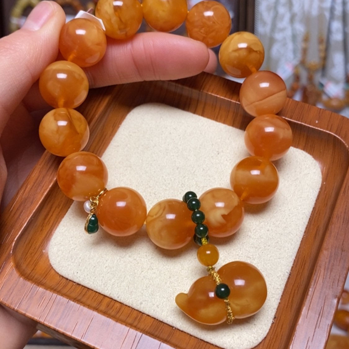 【闪购商品】手链蜜蜡未镶嵌手串