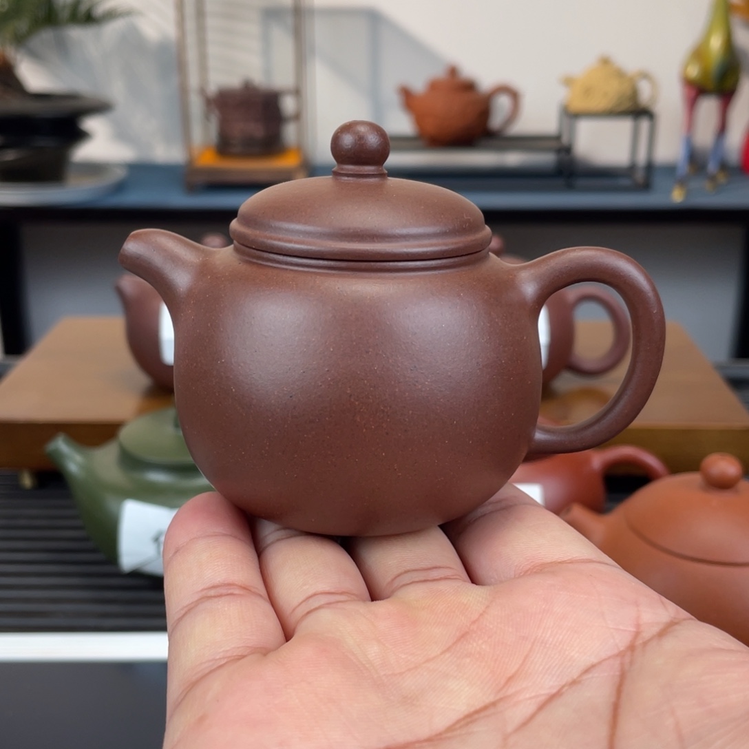 紫砂茶壶紫泥匏尊140cc