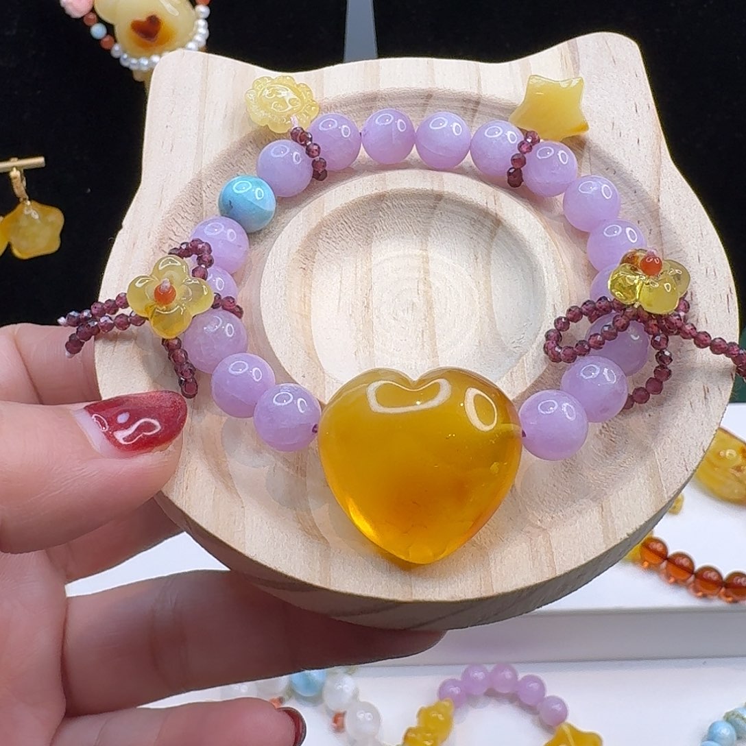 琥珀手链未镶嵌琥珀手串