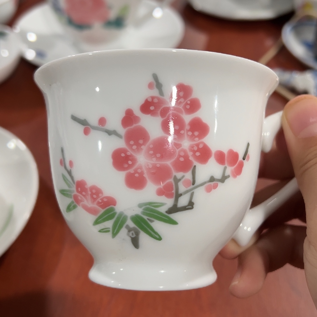 醴陵瓷直播供货基地手绘