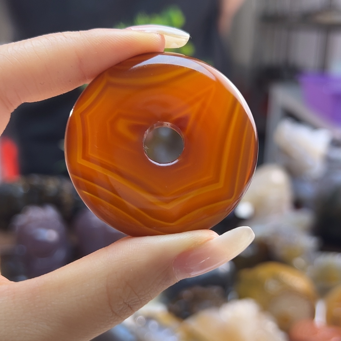 玛瑙/玉髓未镶嵌吊坠(不含链)
