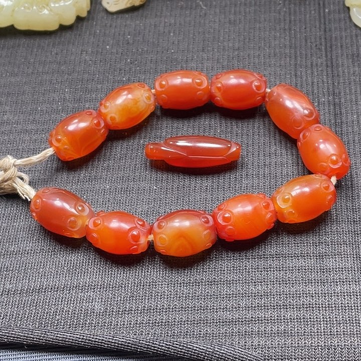 1***8玛瑙/玉髓未镶嵌颈饰