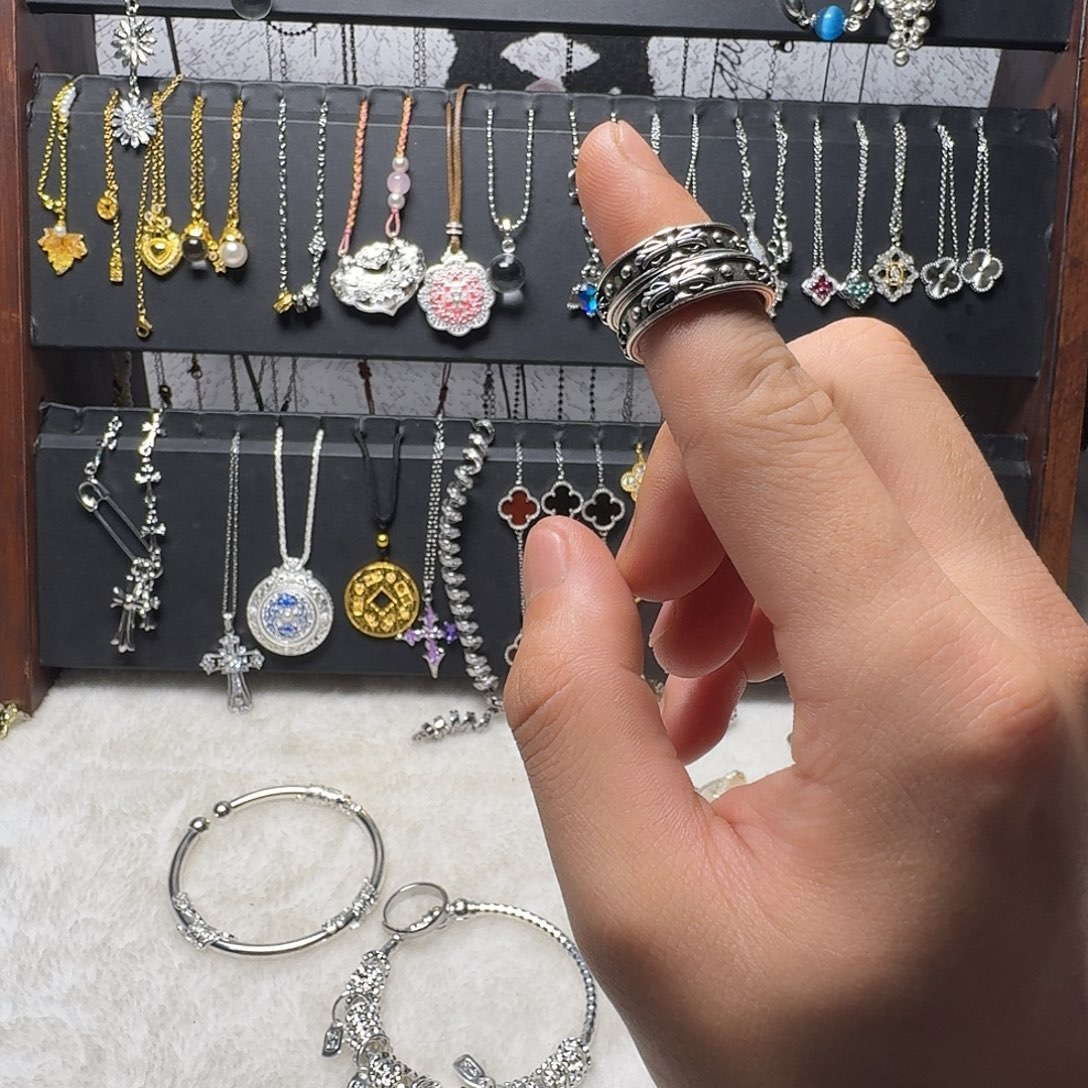 吊坠925银花岗岩123