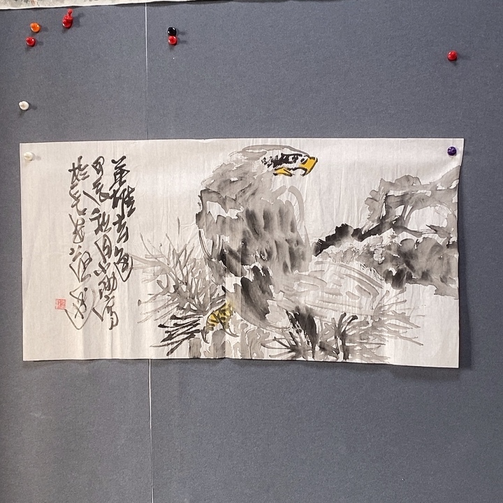 W***t国画李雨轩50/100手绘画芯