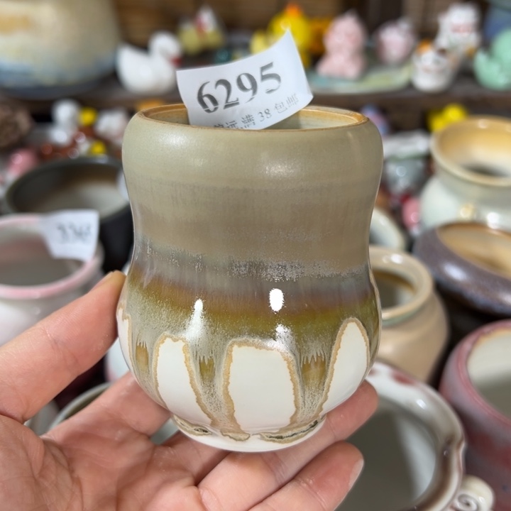 活动价30包邮景德镇手工花盆