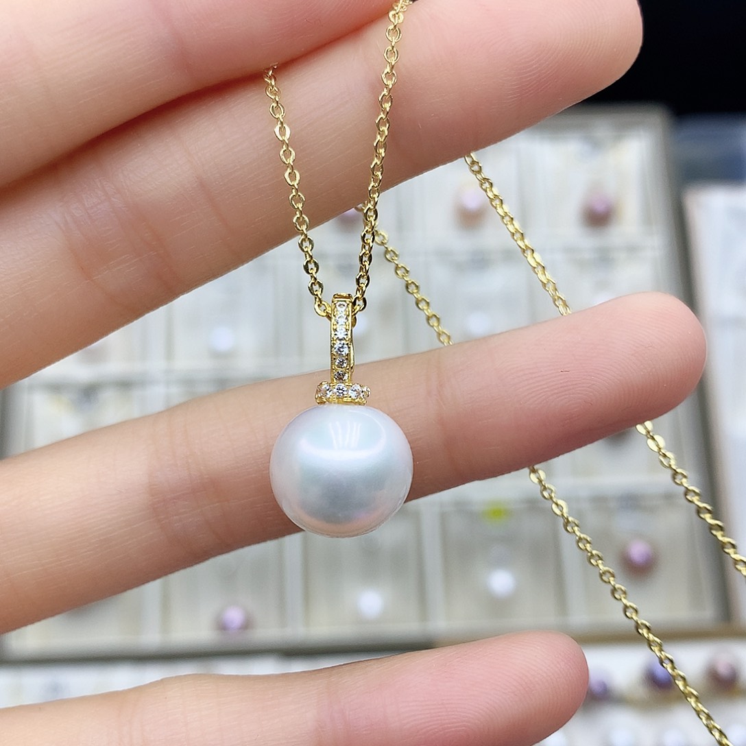 淡水珍珠颈饰合金