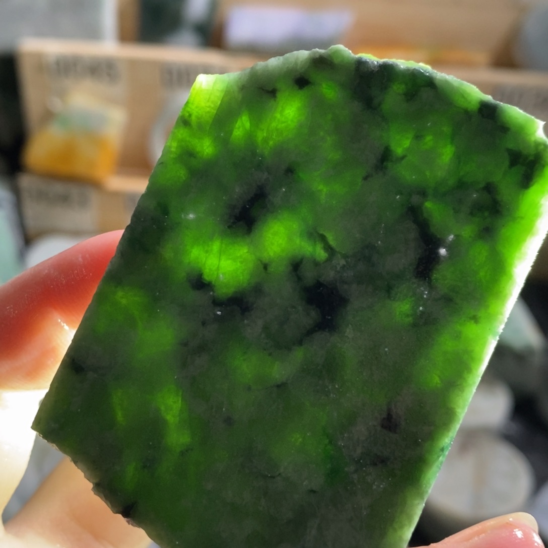 颈饰未镶嵌翡翠天然翡翠