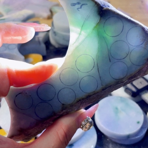 翡翠裸石翡翠原石