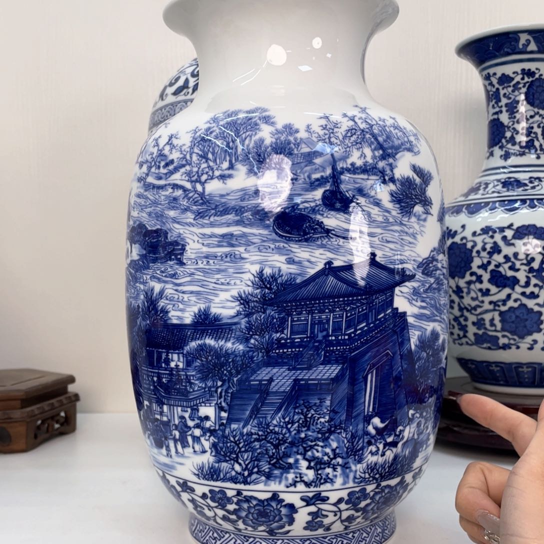 摆件景德镇陶瓷现代工艺品摆件