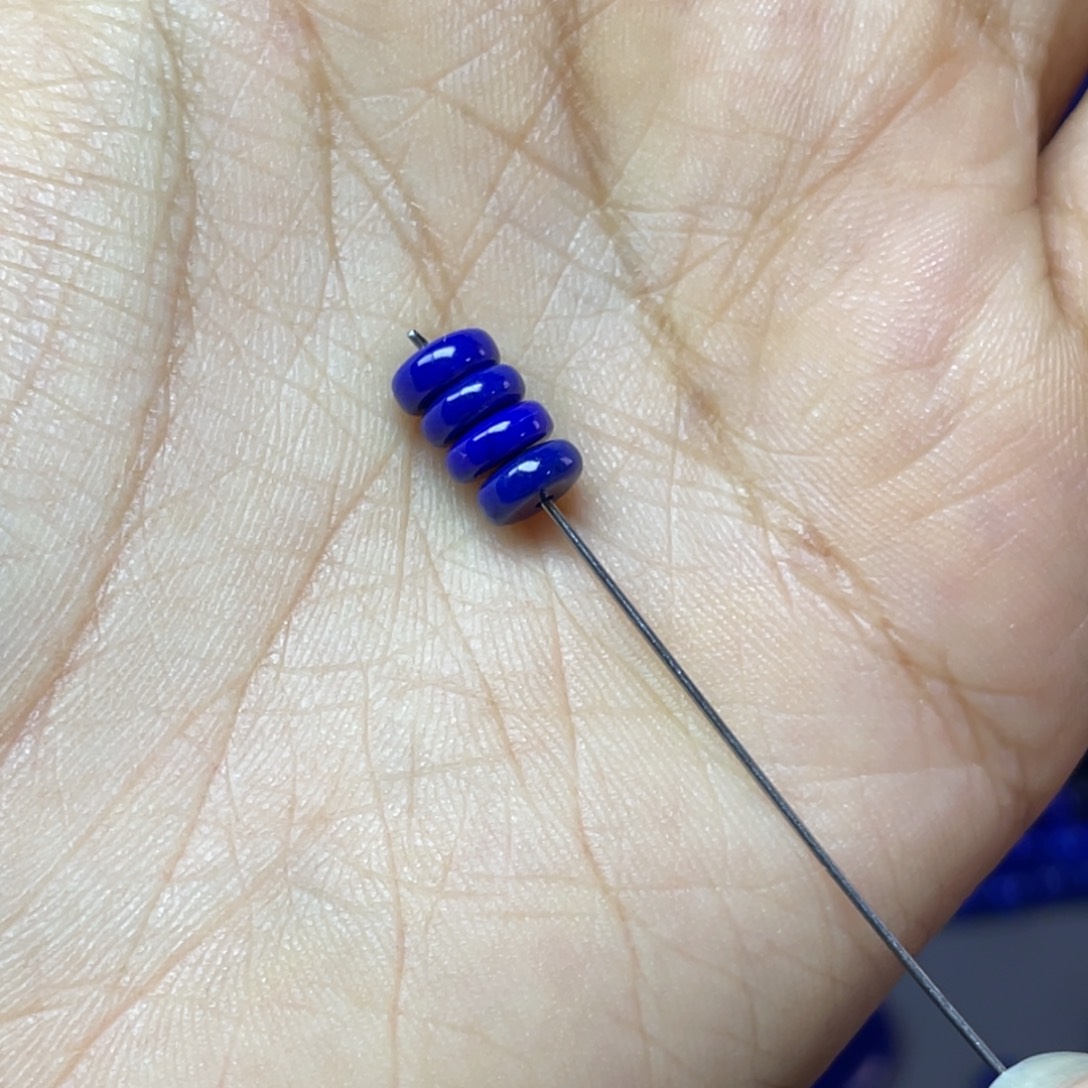 T***9青金石未镶嵌6mm隔片配饰