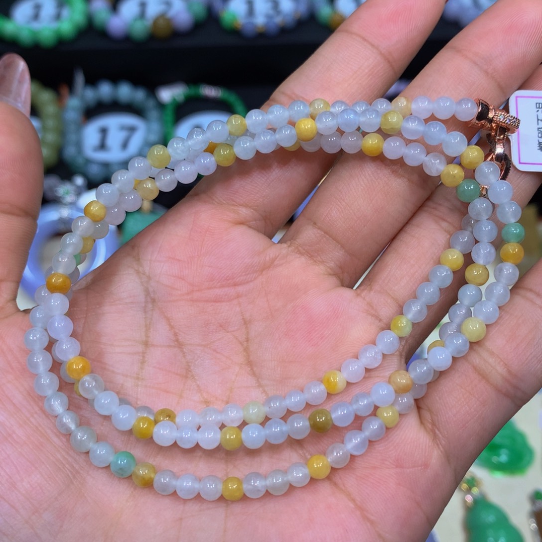 翡翠未镶嵌颈饰翡翠4