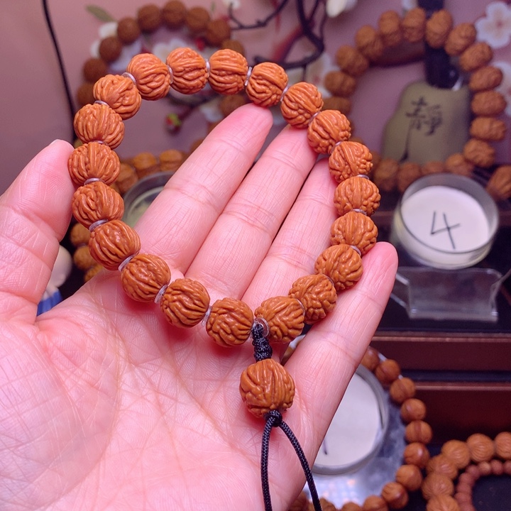 桃核手串龙纹桃核9