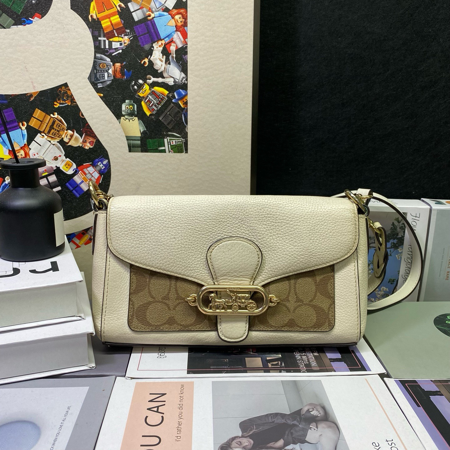 90新 COACH/蔻驰 23033斜挎包26*14