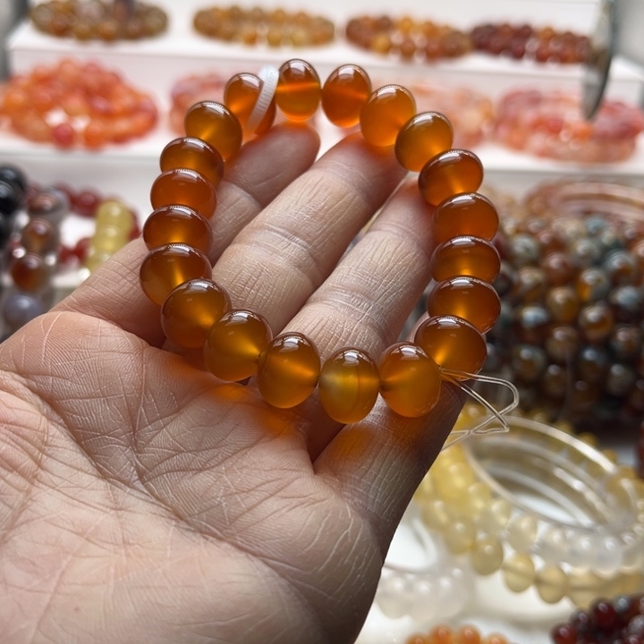 猪***.玛瑙/玉髓合金手链