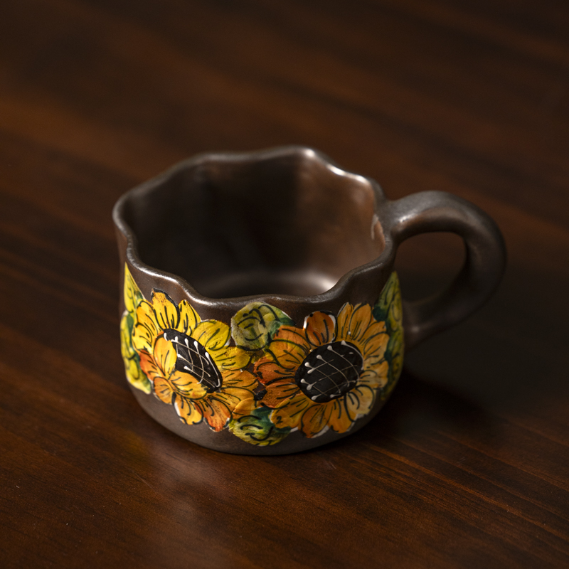 151景德镇高温釉下彩手工手绘设计师款式杯