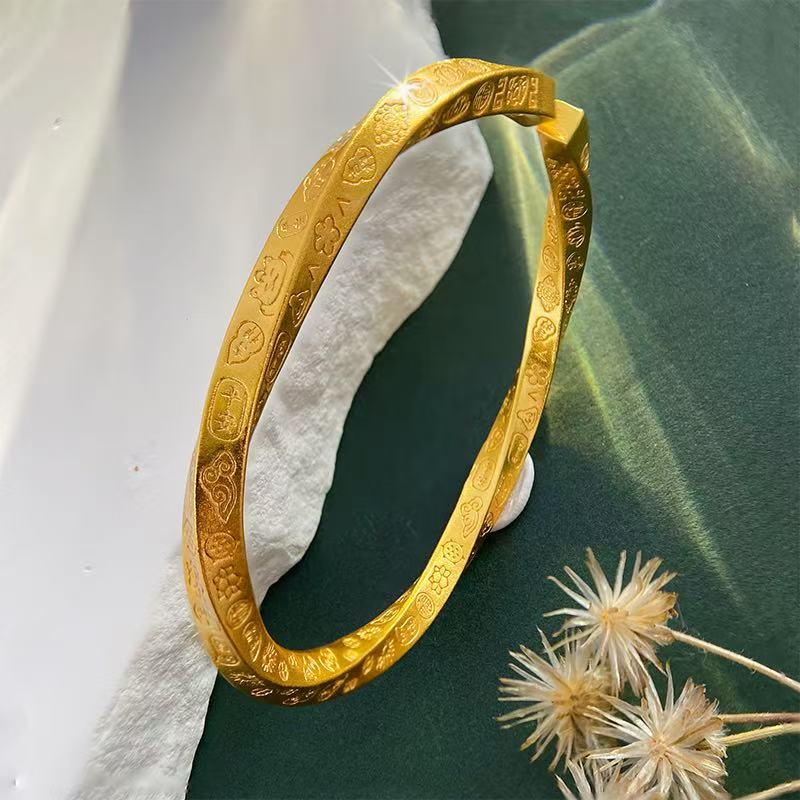 【匠心传承】麻花吉言镯  简约时尚经典传承百搭【匠心传承】