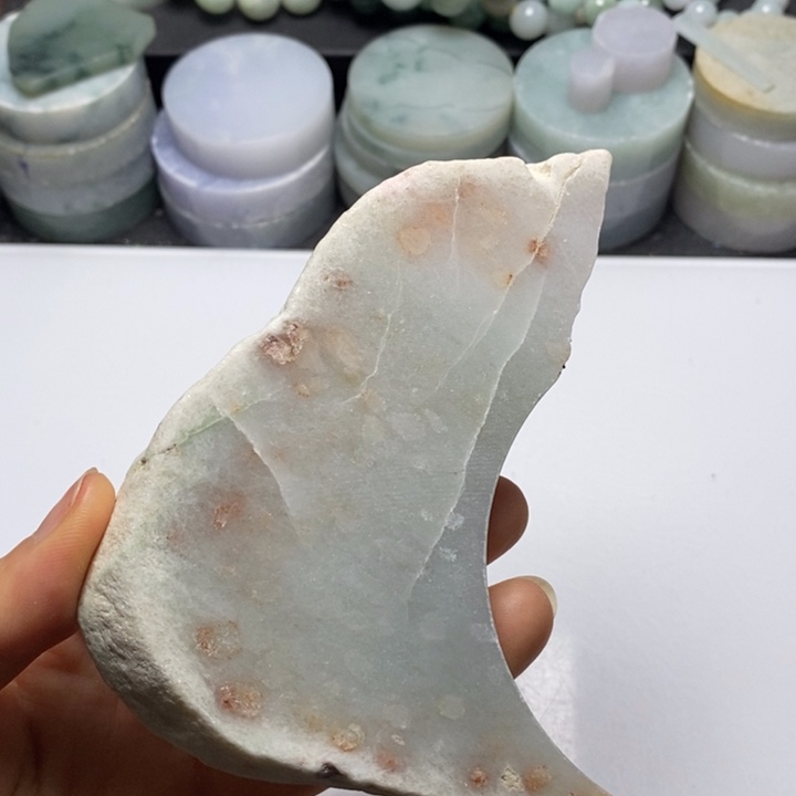 翡翠裸石翡翠边角料