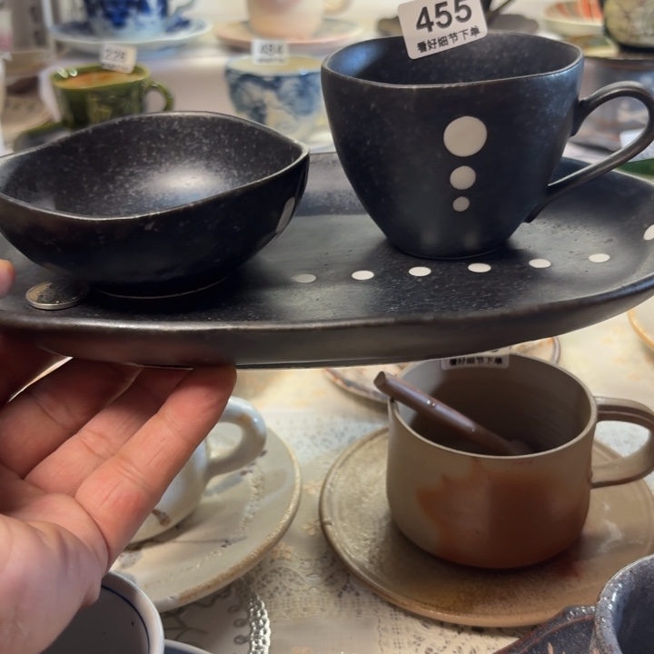 瓷片日本进口咖啡杯