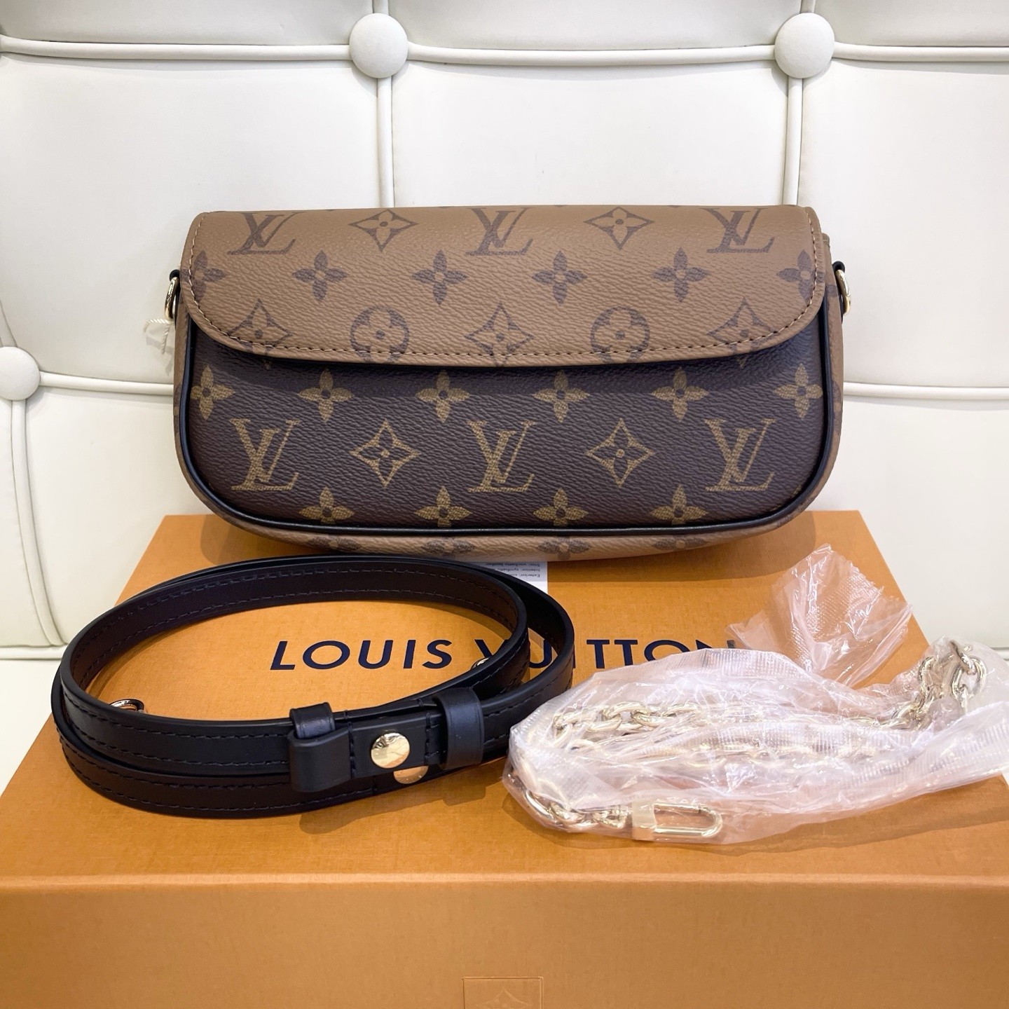 未使用 LouisVuitton/路易威登 119604 新款配色lv老花ivy