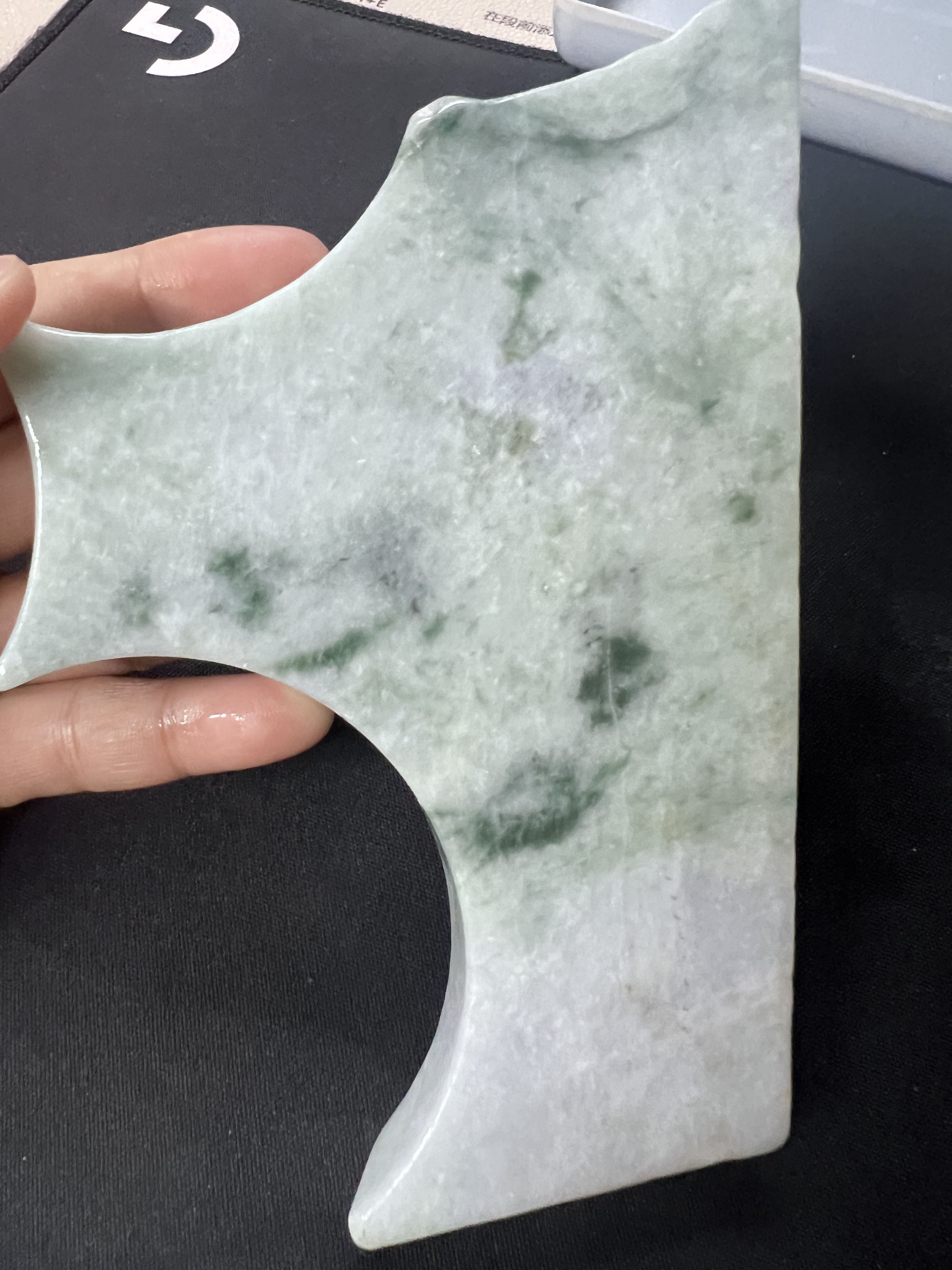 天然翡翠A货料子