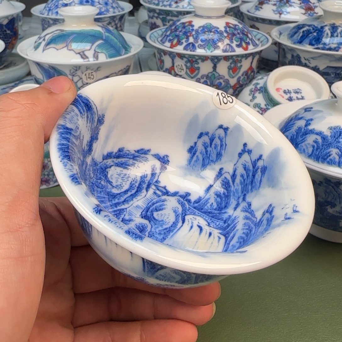 彦祖纯手工手绘茶具185