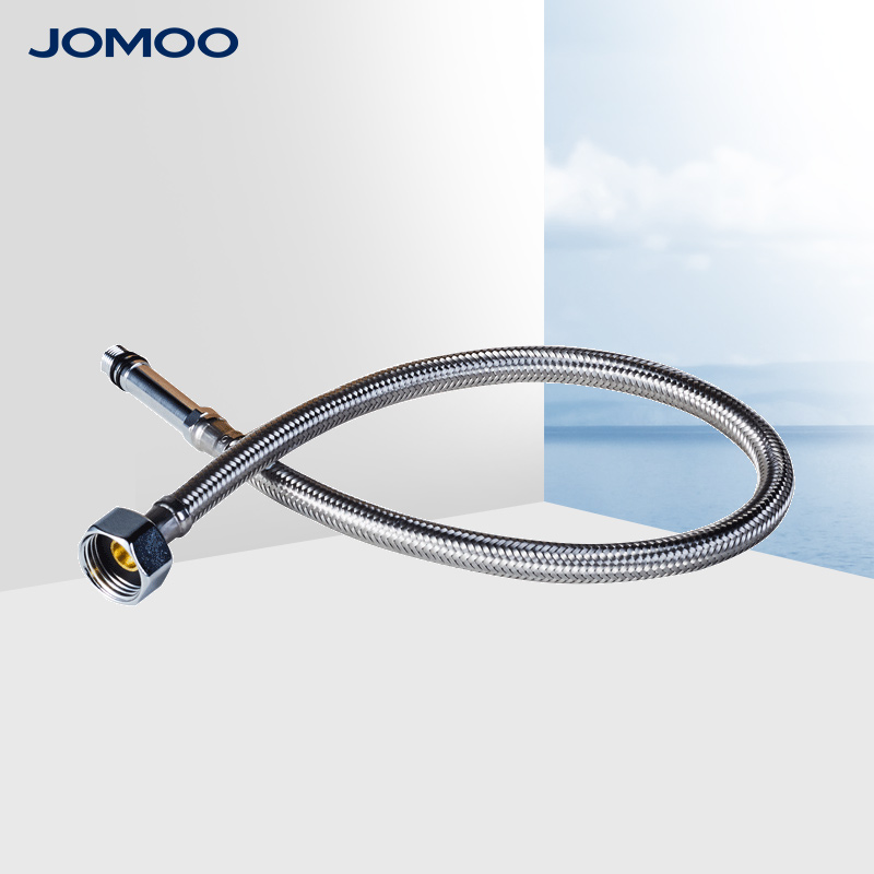JOMOO/九牧【官方补贴】不锈钢编织水龙头进水软管家用通用H52AG