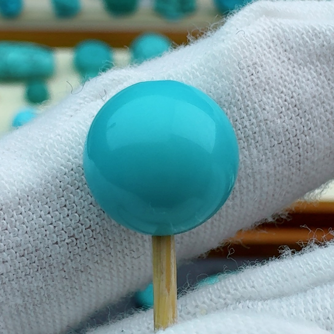 绿松石圆珠11未镶嵌