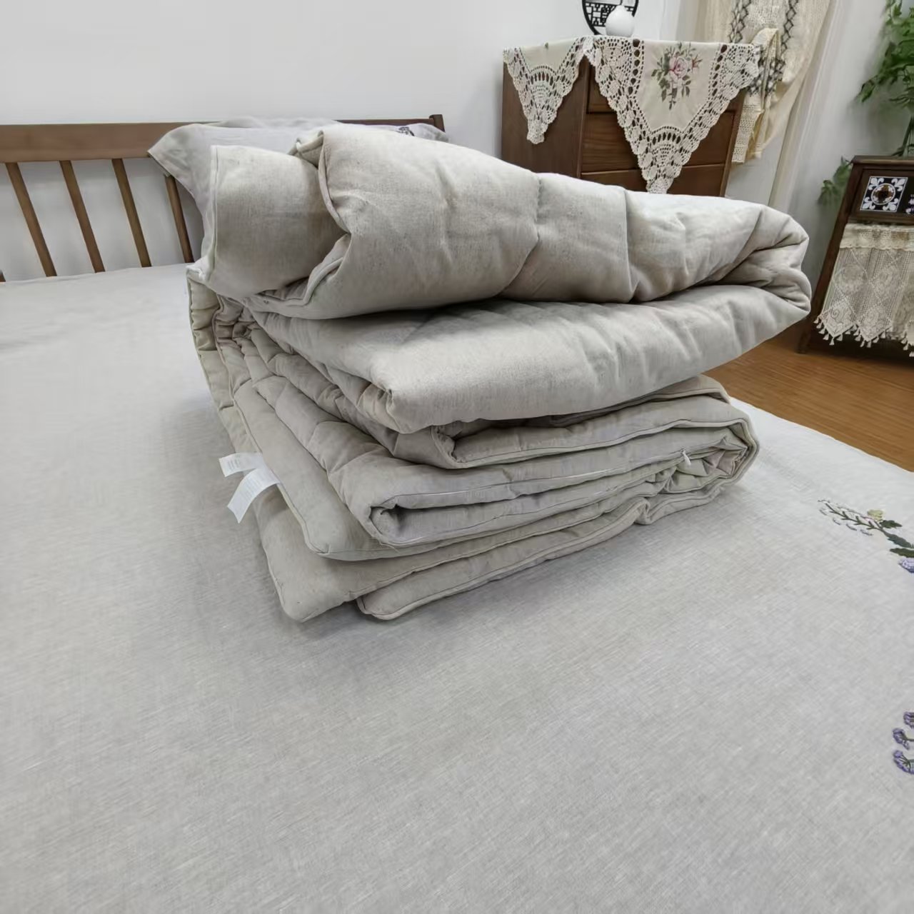 200*230罗布麻汉麻蚕丝加厚冬被