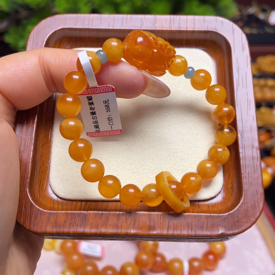 蜜蜡手链未镶嵌手串