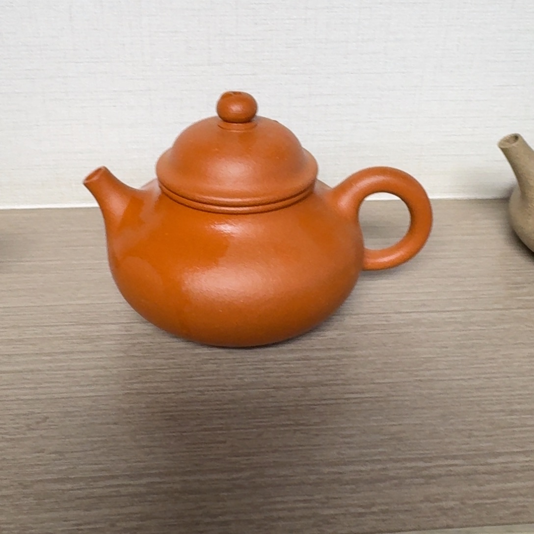 紫砂茶壶红黄泥容天160cc