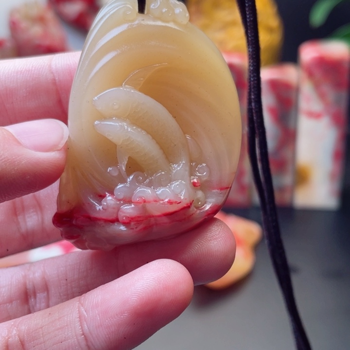 巴林鸡血石白玉地