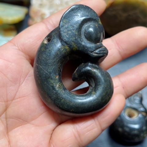 吊坠白玉菩提把件