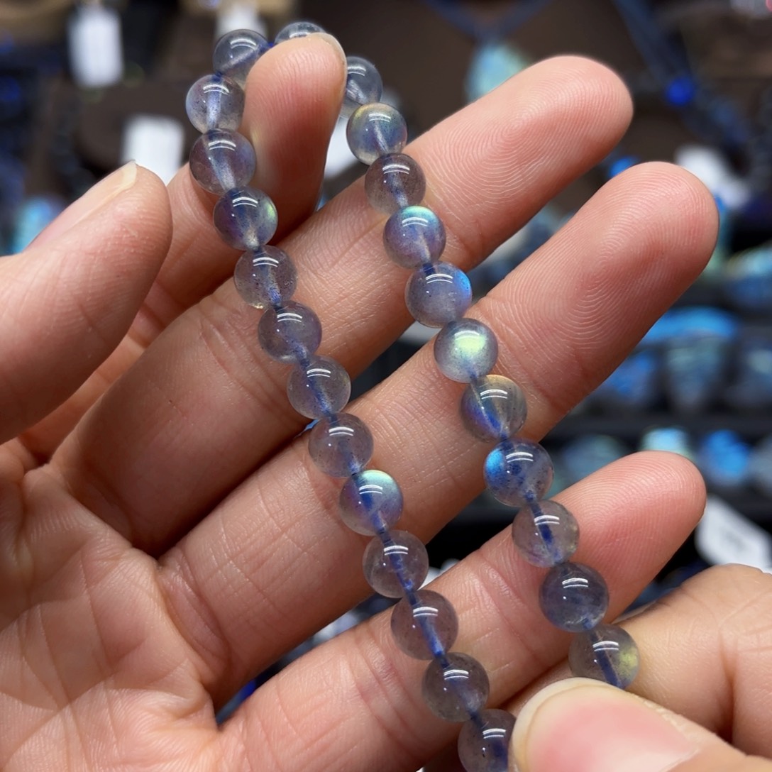 长石手链未镶嵌7左右