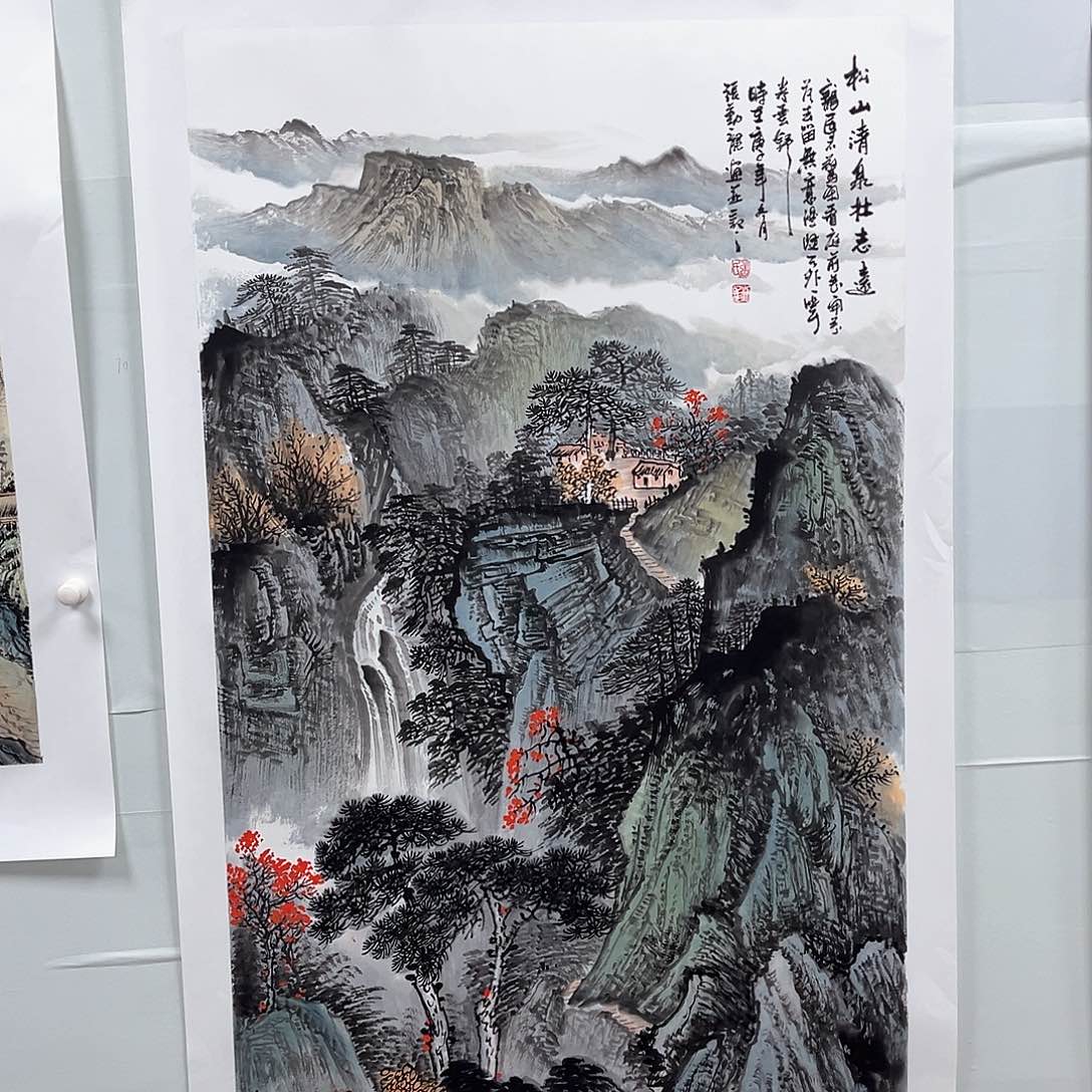 国画国画纯手工作品