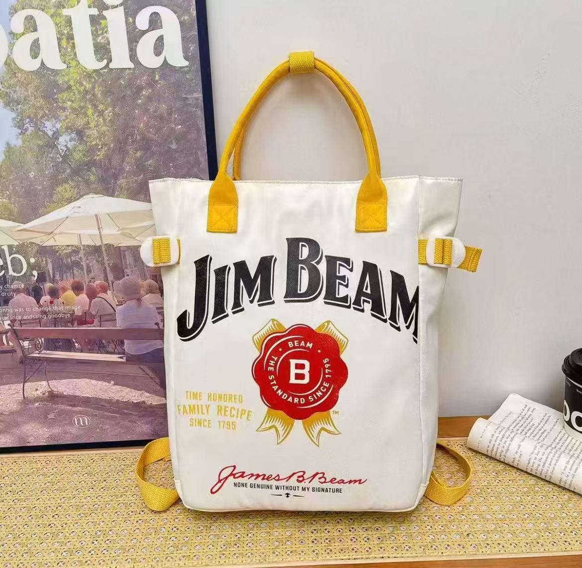 尾单高品质大容量手拎双肩包