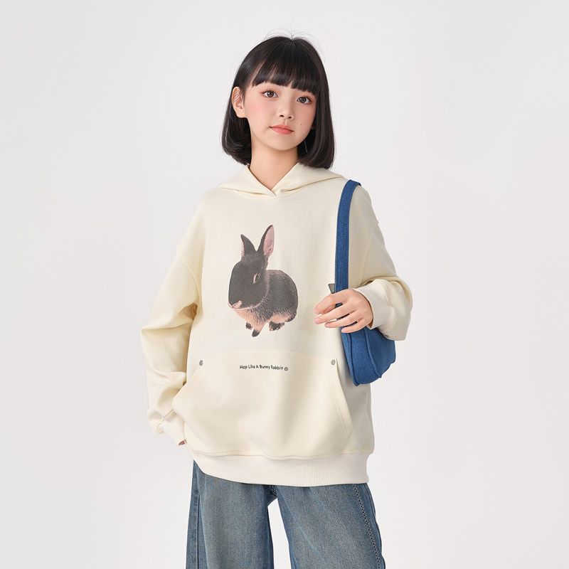 2232【现货速发】女童卫衣新款儿童韩版宽松洋气时髦百搭春秋款童装