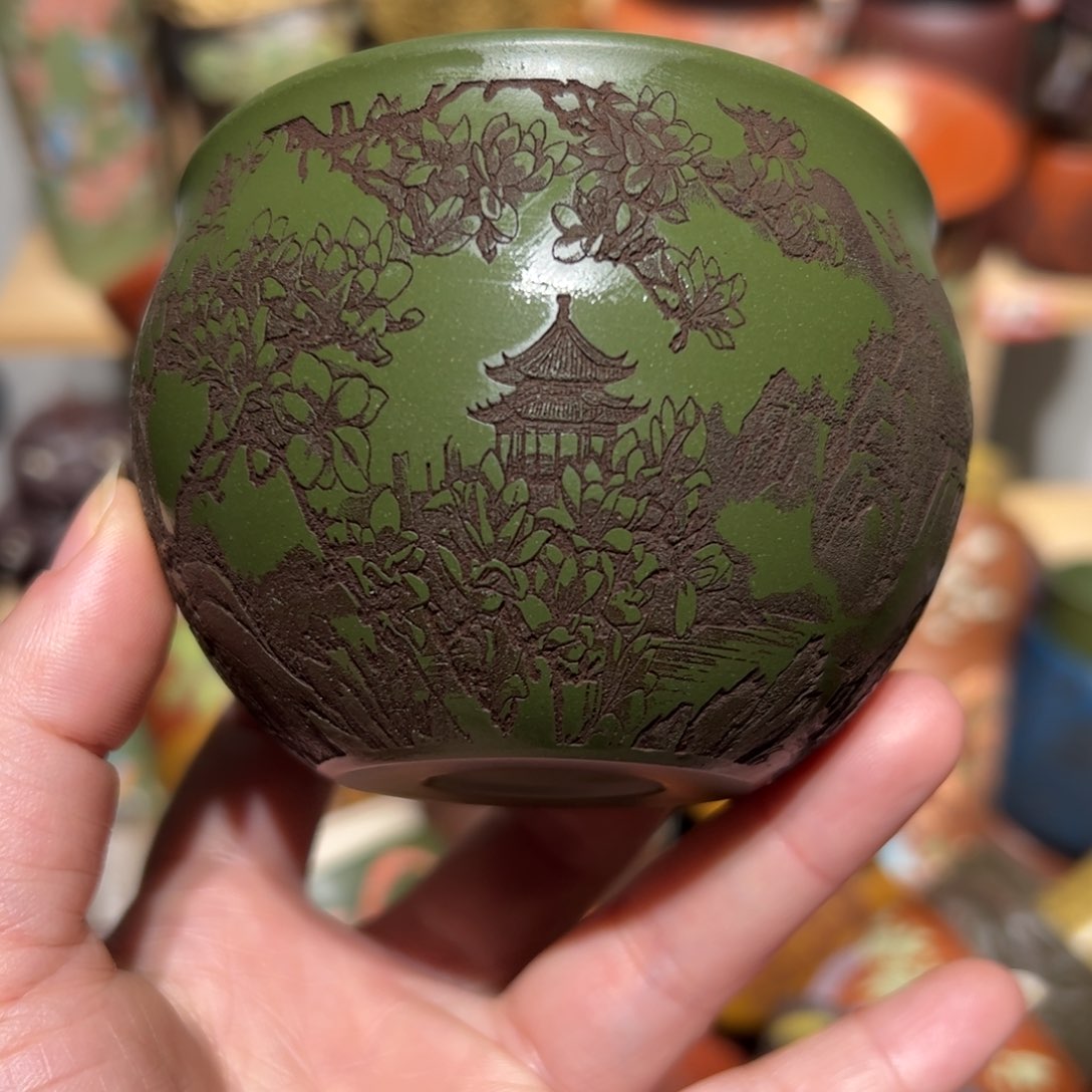 紫砂茶杯宜兴紫砂主人杯