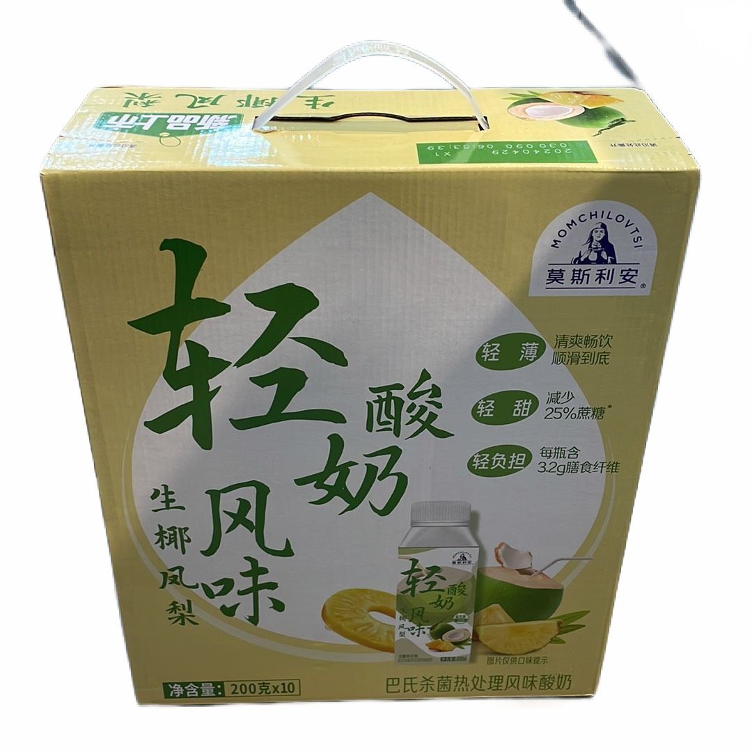 莫斯利安轻酸奶生椰凤梨风味200g×10