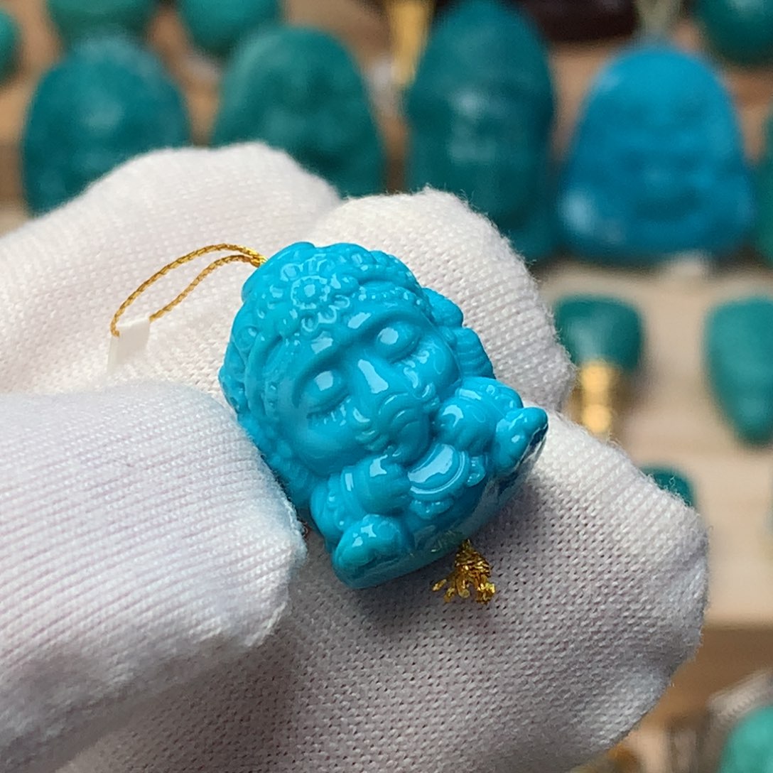 绿松石珠宝奇石未镶嵌