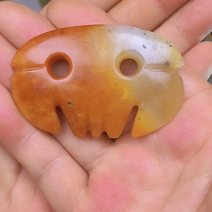 和田玉吊坠(不含链)未镶嵌