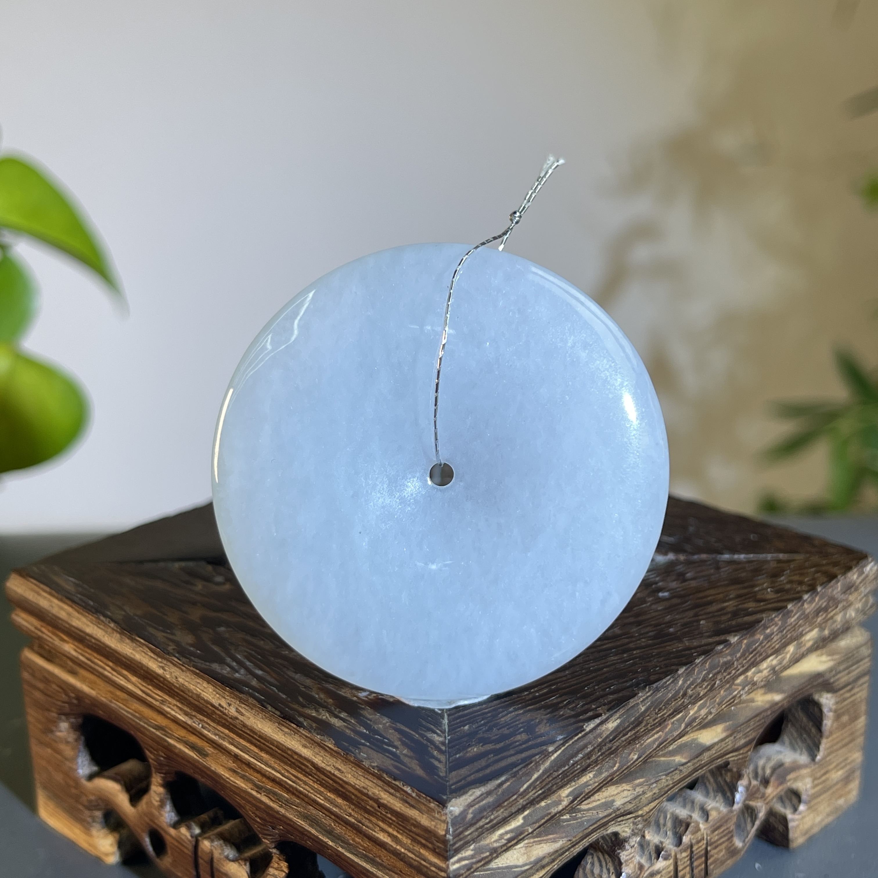 JTA27-85 天然翡翠缅甸A货 平安扣