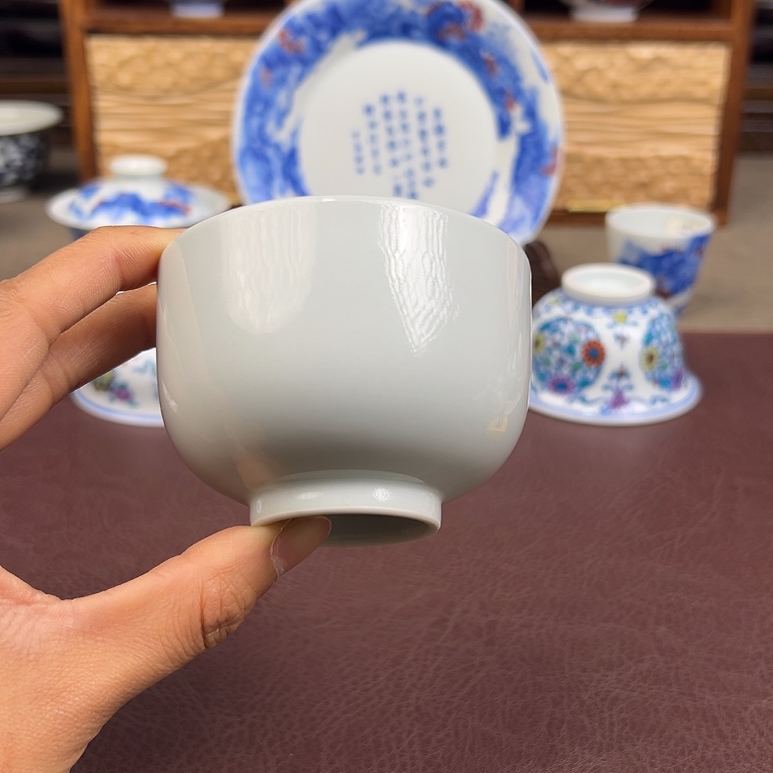 杯子景德镇仿古泥小客杯