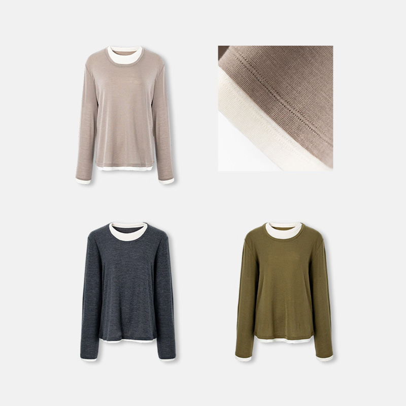 加大码女装胖MM2025冬JI简风CHAO细羊毛高阶针织衫三色 GUI里同款