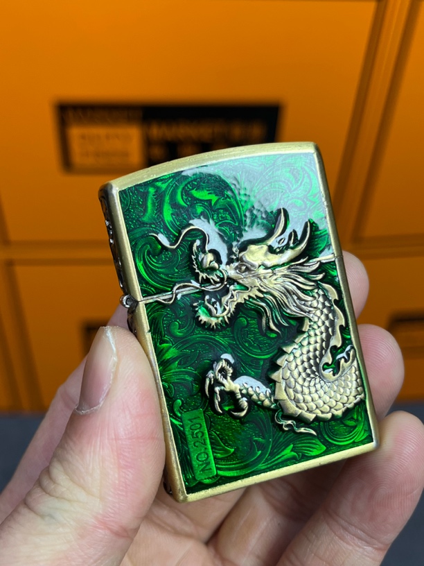 ZORRO穿云龙（绿）防风煤油打火机（需自行配油）ZK43-1